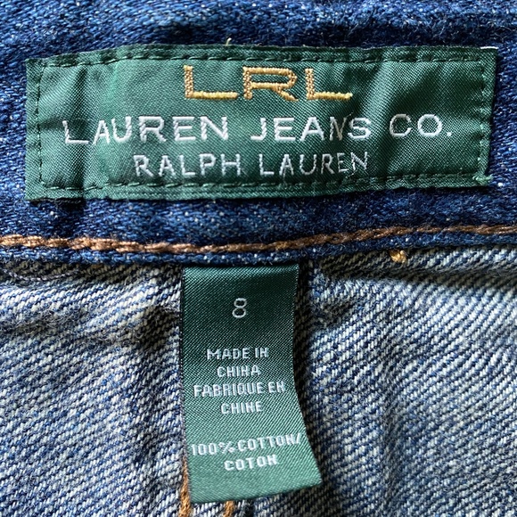 LRL Ralph Lauren Jeans Co. Mid Rise Straight Leg Women's Size 8  - Pre-Owned - Picture 3 of 5